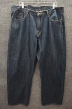 Lucky Brand Jeans Mens 40x30 Dark Wash 181 Bruzer Bootcut Leg