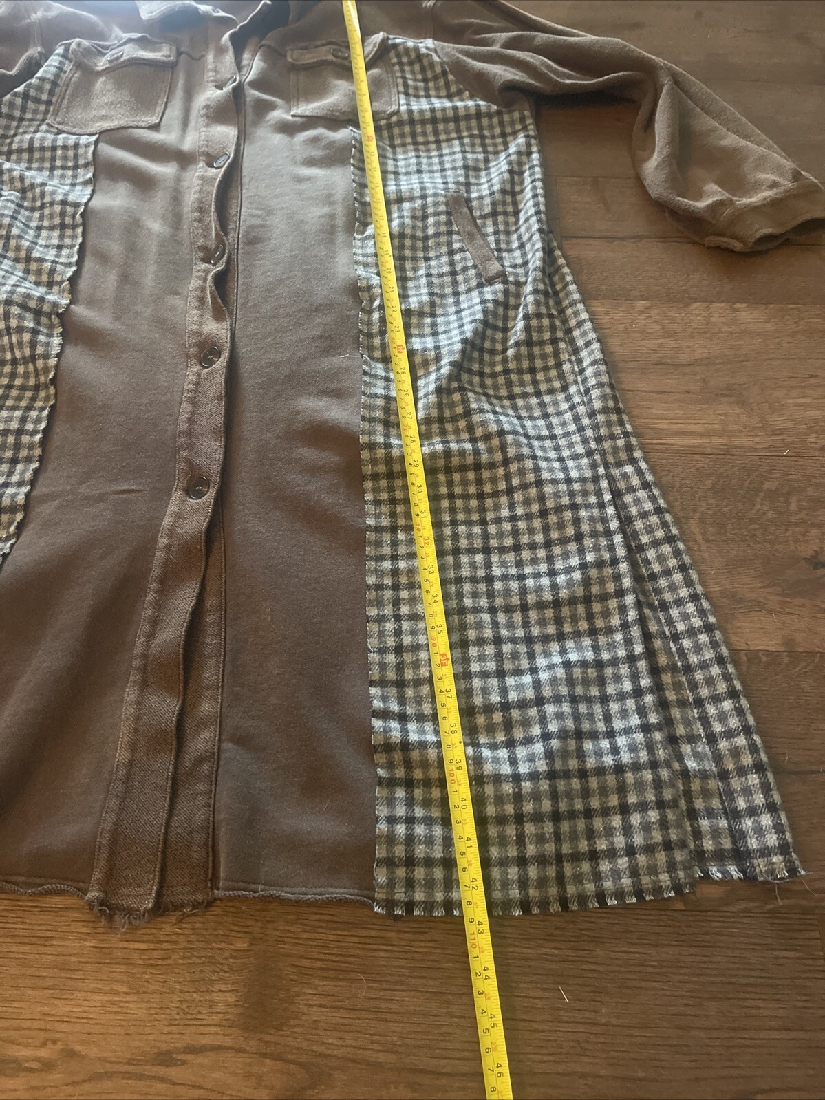 POL Duster Jacket Large Patchwork Boho Festival G… - image 5