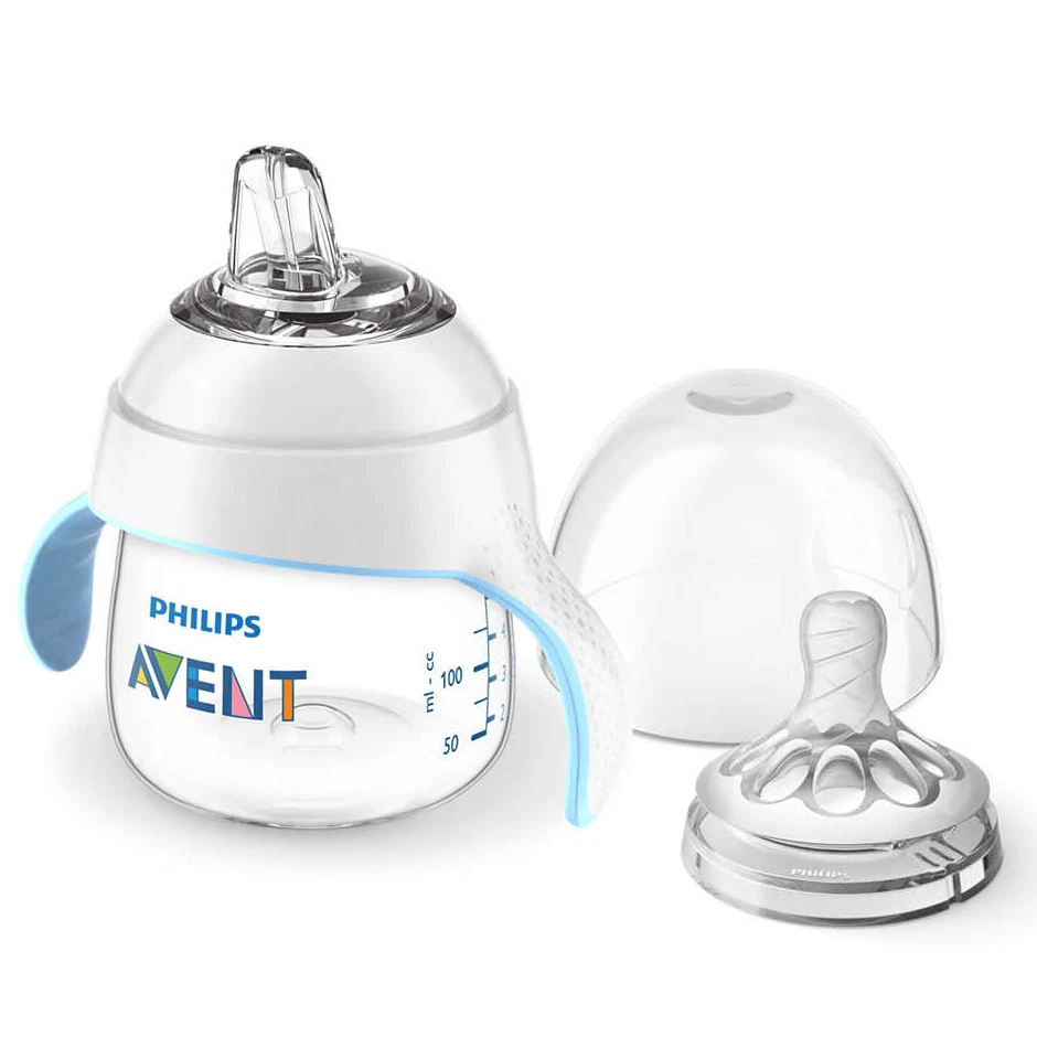 Philips Avent My Natural Trainer Sippy Cup 5 oz SCF262/03 - Transparente Foto 2 de 4