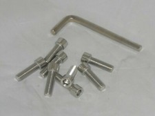 8 - Ballistic Or Incubus Wx04 6 Lug Replacement Screws For Wheel Rim Center Caps