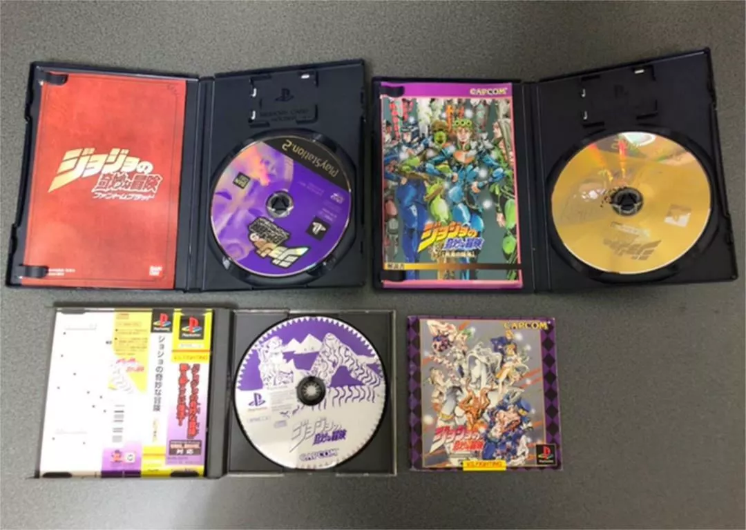 JOJO BIZARRE ADVENTURE Golden Wind Complete Set Japan Playstation