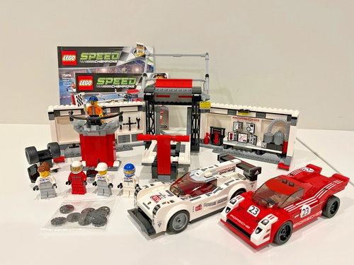 LEGO SPEED CHAMPIONS: Porsche 919 Hybrid and 917K Pit Lane (75876) Free Shipping