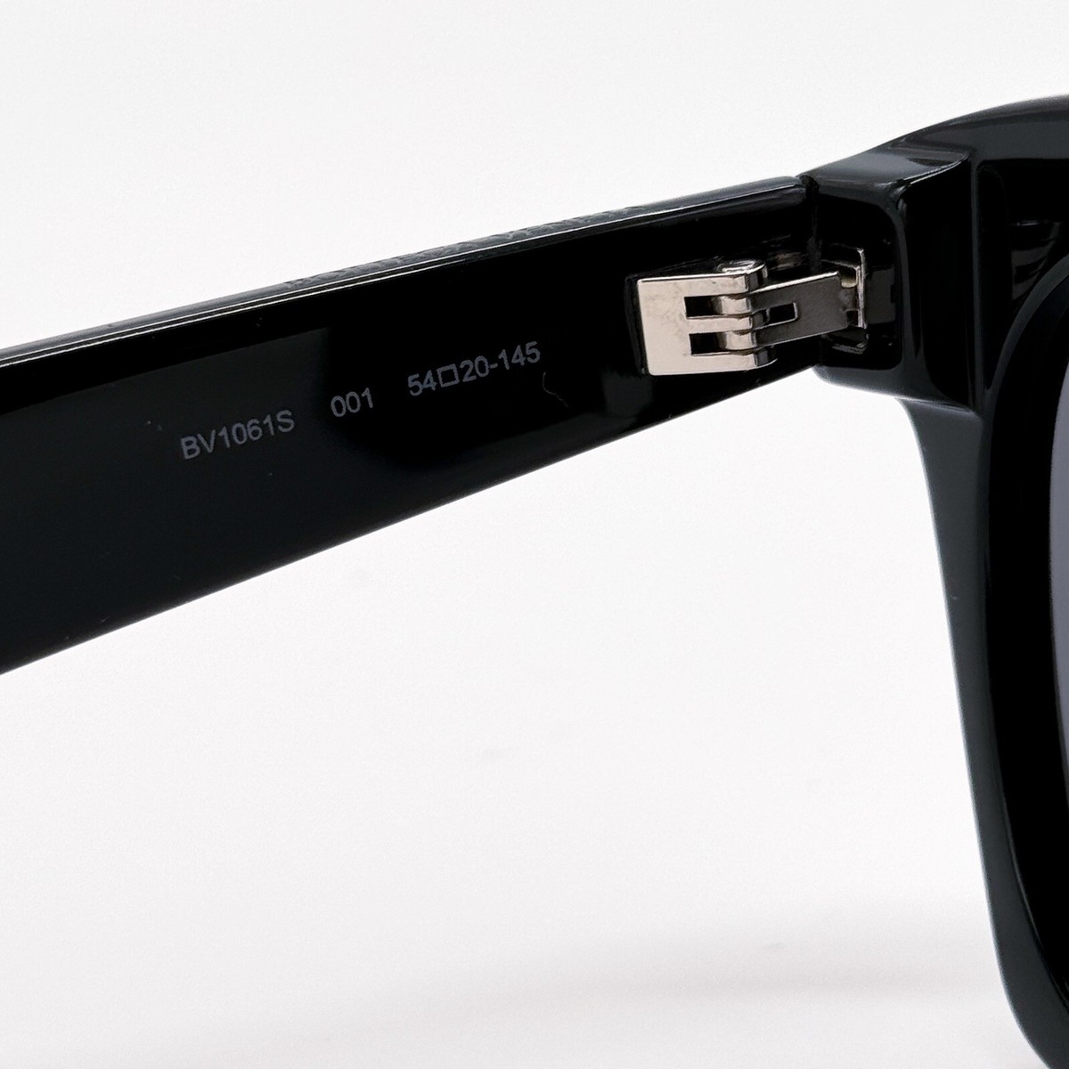 Bottega Veneta BV1061S 001 Sunglasses Black Square Frame, Grey Lenses Bottega Veneta BV1061S Shiny Black Prescription Sunglasses main image 3
