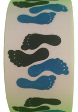 400 Foot Stickers in roll of 100 modules 2" x 2" , each sticker 1.25", RFZ6902