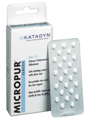Katadyn Micropur Classic MC 1T Wasserentkeimung 100 Tabletten Waser Desinfektion
