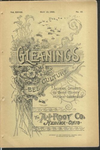 Gleanings in Bee Culture 5/15 1900 Medina OH - Picture 1 of 1