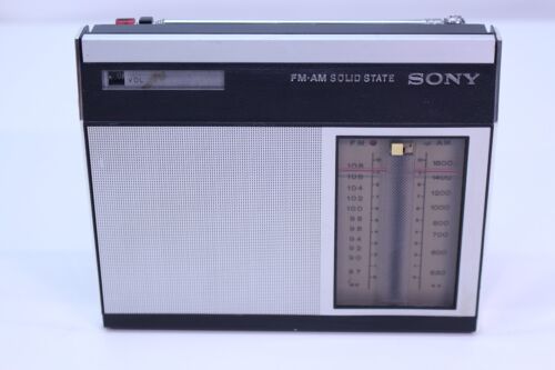 VTG Sony 6F-19W Radio FM/AM 9 Transistor Receiver 1970's Solid State Tokyo Japan - Picture 2 of 24