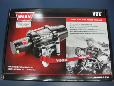 Warn 101025 VRX 25 ATV UTV Quad Winch 2500 Lb 50' 3/16 Cable