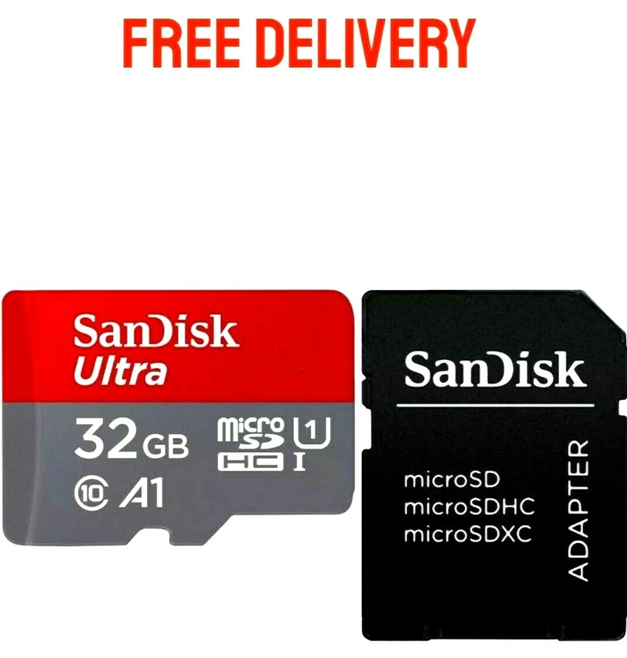 SanDisk Ultra Micro SD 16GB 32GB 64GB Class 10 SDHC SDXC Memory Card 120MB/s - Image 2 of 4