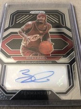 2020-21 panini prizm basketball ricky davis penmanship 