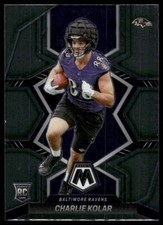 2022 Panini Mosaic #363 Charlie Kolar RC Baltimore Ravens