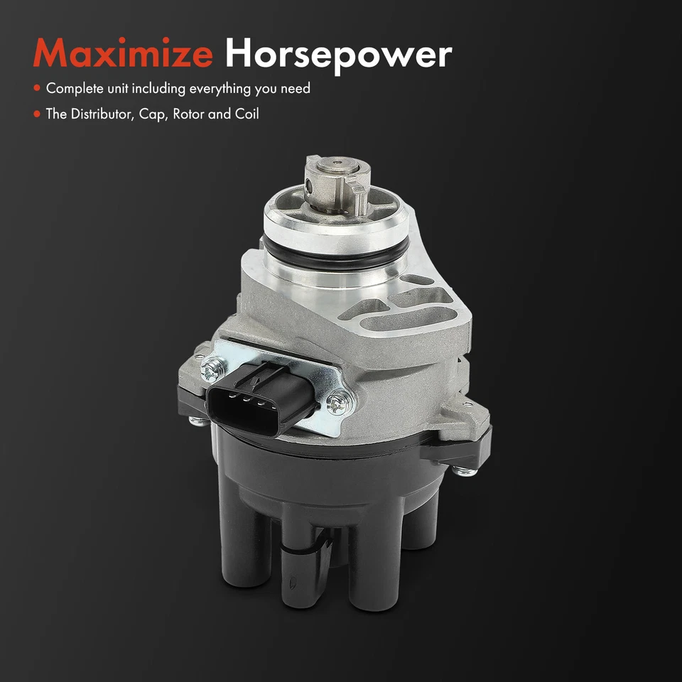 Distribuidor de ignição com tampa e rotor para Ford Escort Mercury Tracer 1991-1996 - Imagem 2 de 4