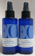 2x EO Essential Oils French Lavender Organic Deodorant Spray 4 Oz. Each