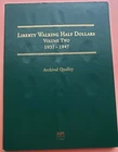 1937 - 1947 Liberty Walking Half Dollar Collection Book 30 Coins - FULL SET