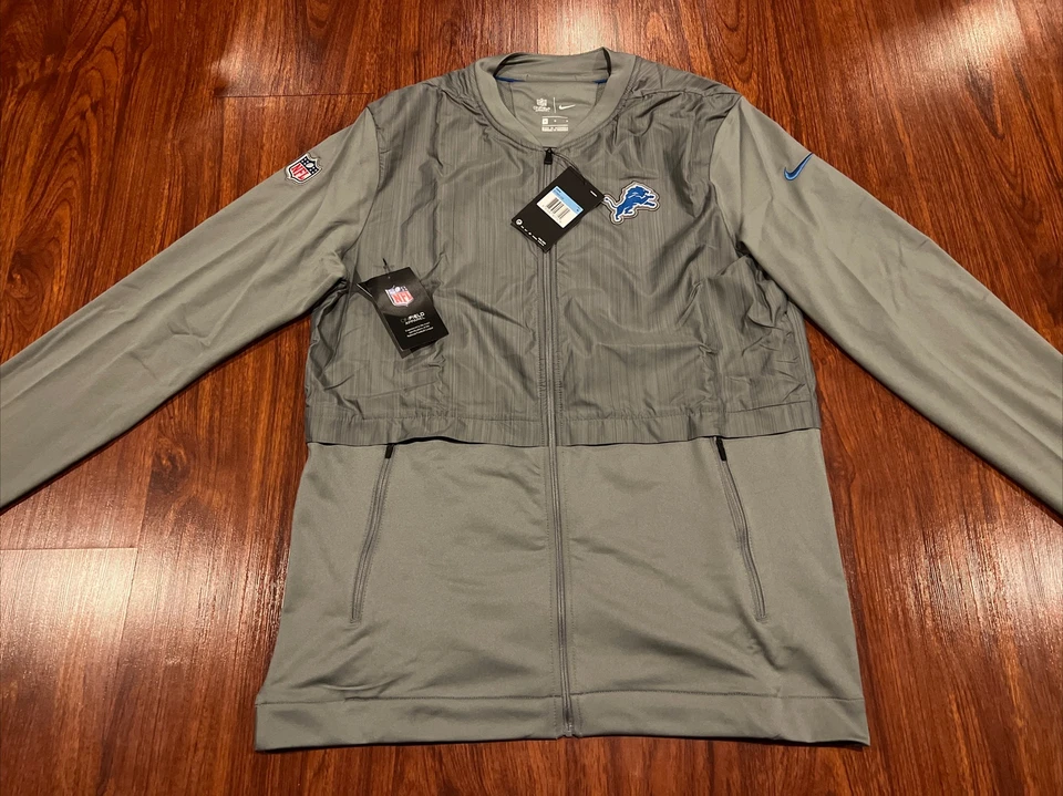 Nike Men’s Detroit Lions Elite Sideline Hybrid Full Zip Jacket Medium M NFL - Image 3 of 4