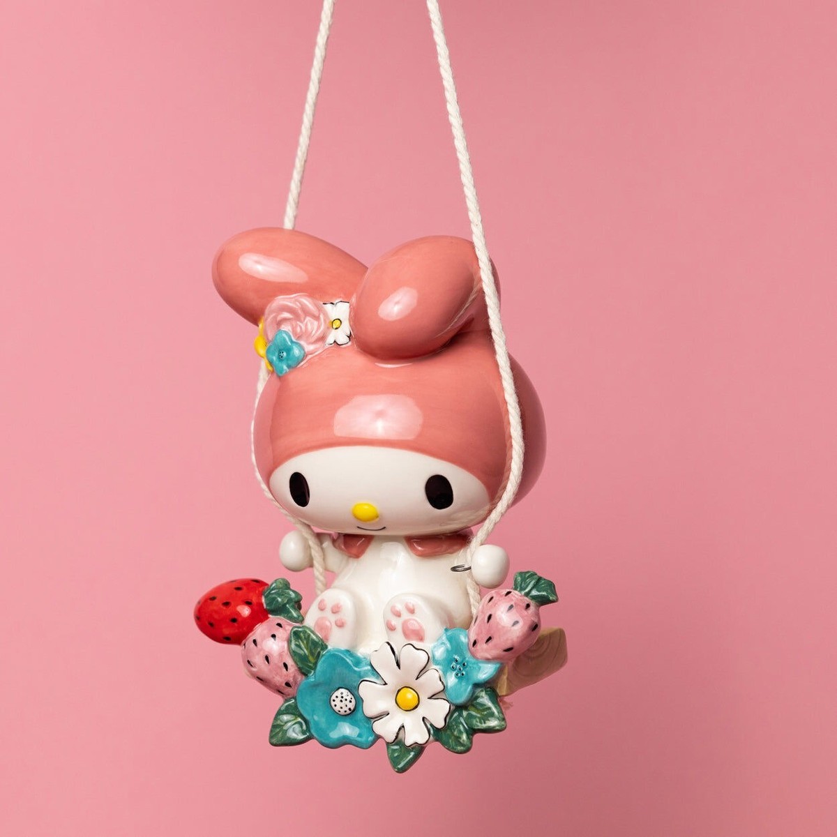 maimero　　0206 Blue Sky Clayworks - Hello Kitty My Melody Garden Swinger