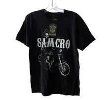 Sons of Anarchy Reaper SAMCRO Men’s Graphic T Shirt Size XL Black Bikercore