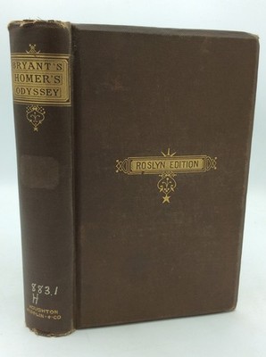 THE ODYSSEY OF HOMER - Homer; William Cullen Bryant, tr. - 1871 - classical