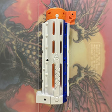 Nerf Elite Modulus White Blue Orange Removable Barrel Muzzle Attachment Rail