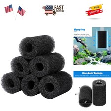 6-Pack Pre-Filter Sponge for Aquarium Shrimp Fry Fish Tank Filter 0.8 Intake...