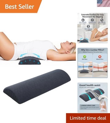 Lumbar Support Pillow for Sleeping Memory Foam Back Lower Back Pain Relief