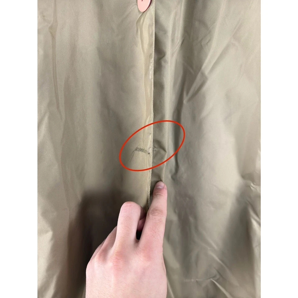 Trench coat Transitionals by Komitor tamanho pequeno PL bege bolsos botão externo - Imagem 2 de 4