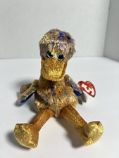 MNWT Ty 2000 Beanie Baby DINKY Duck Original Plush Beanie Babies