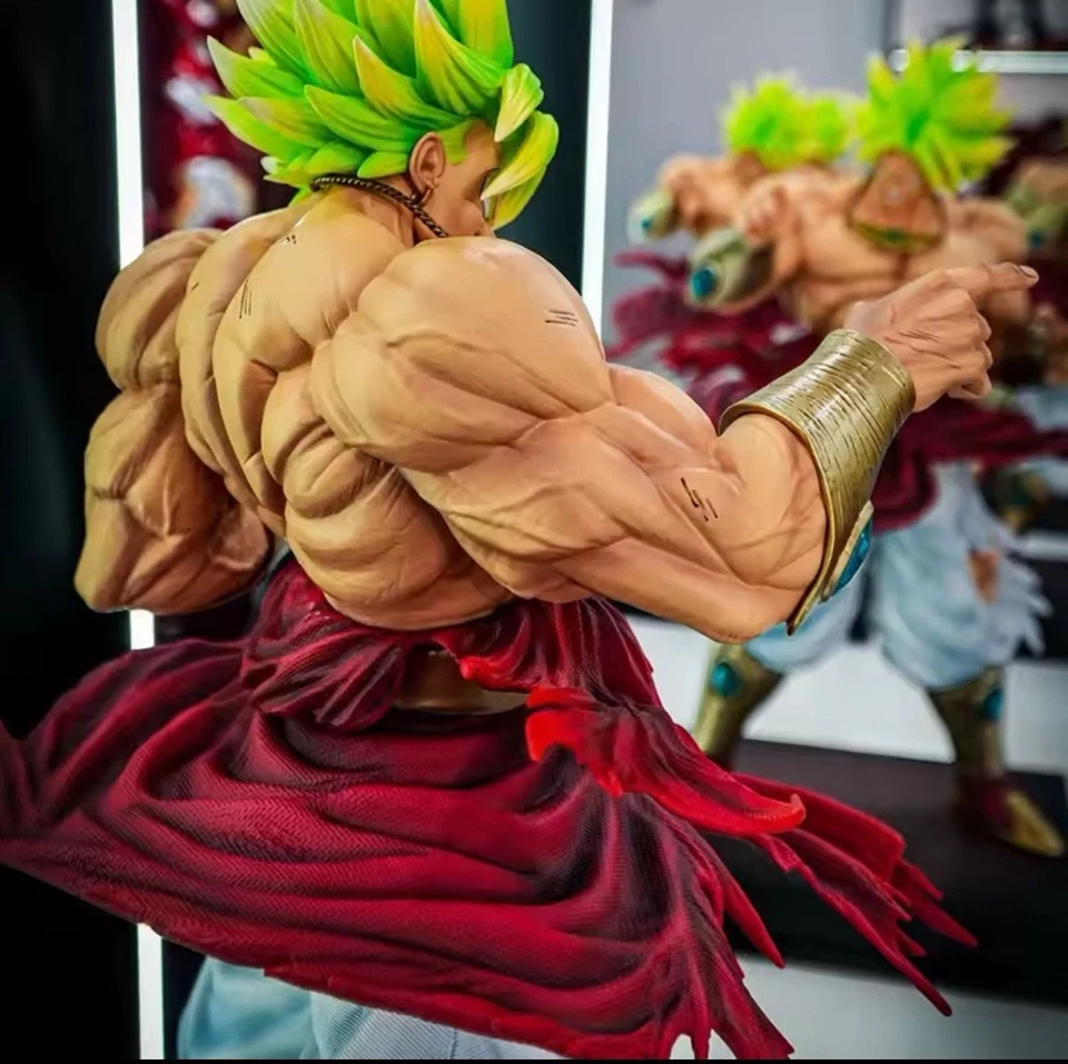 Dragon Ball Z Broly Figure Broly Super Saiyan Legendary PVC Action Figures 50cm - Immagine 4 di 4