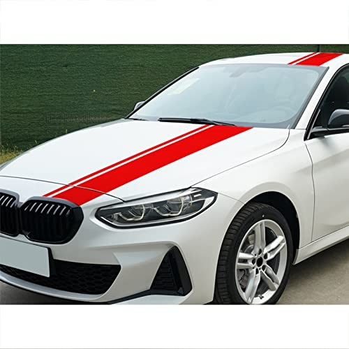 3 Stück Vinyl Auto Seitenaufkleber Lange Streifen Grafik Auto Motorhaube Heckklappe Karosserie - Bild 6 von 7