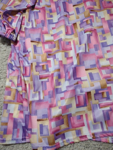 Blusa Artística Vintage JoRo Fashions 2XL Patrones Geométricos Colorida - Imagen 14 de 16