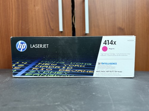 Genuine HP 414X High Yield Magenta OEM LaserJet Toner Cartridge - SEALED OEM