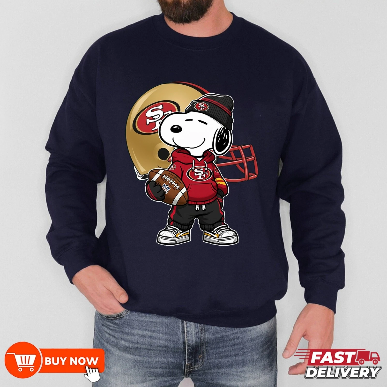 San Francisco 49ers Football Sweatshirt