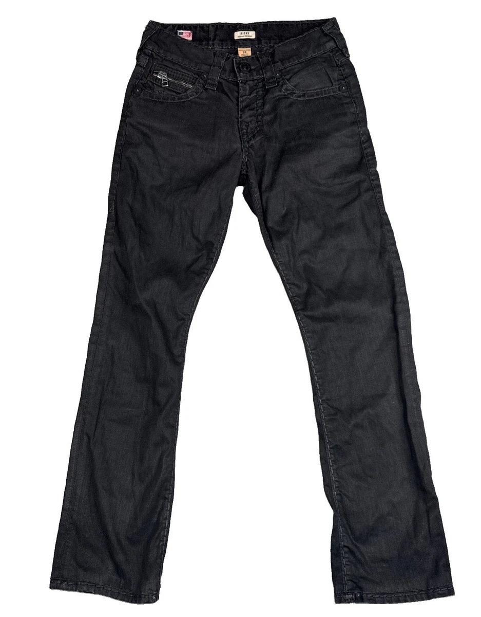 True Religion Ricky Black Jeans for Men for sale | eBay