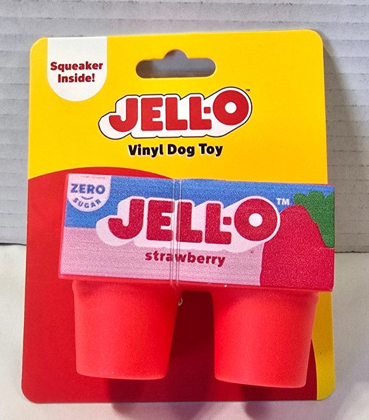 NEW Food Brand Themed Vinyl Squeaky Dog Toy **YOUR CHOICE** 