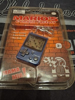 Mario's Cement Factory 2002 MGA Electronic Handheld Game Mini Classics Keychain