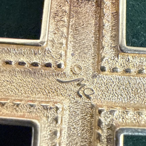 Zwei Tonnen GOLD 14 K (585) KREUZ 45mm x 32mm; 2,9 Gramm (nagelneu) - Bild 10 von 15