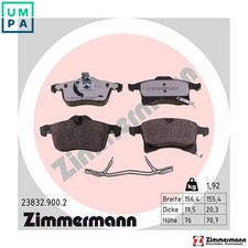 BRAKE PAD SET DISC BRAKE 23832.900.2 FOR VAUXHALL ZAFIRA/Mk/II CORSA/IV/VAN 1.0L