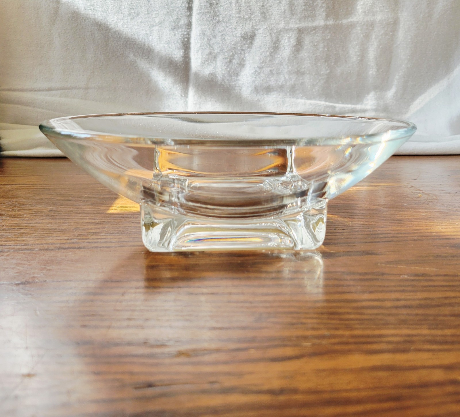 MCM 1960s Hazel-Atlas Glass Company "Colonial Square" Serving Bowl