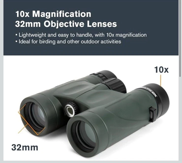 Celestron Nature DX Binocular - 10x32 Green  71331-CGL - Image 2 of 4