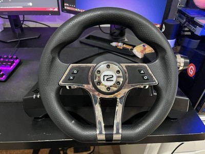 Hurricane Wheel Pro Lenkrad für PS4, PS3, PC, Switch - Gaming Lenkrad