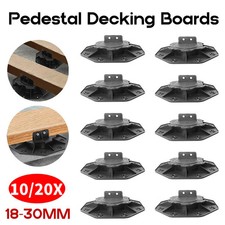 10/20X Adjustable Decking Pedestal Riser Foot Bearing Support 18-30mm Adjustable