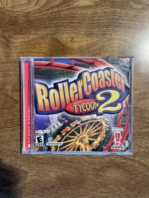 Roller Coaster Tycoon 2 PC CD-ROM Six Flags Edition 2002 Scholastic