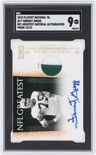 Forrest Gregg Packers Signed '10 Playoff National Treasures #17 13/15 SGC 9 Card