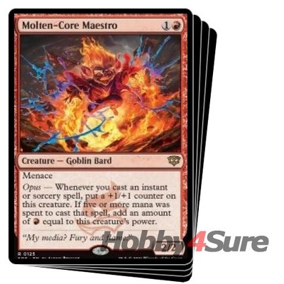Molten-core Maestro X4 M/NM Magic: The Gathering MTG Secrets Of Strixhaven