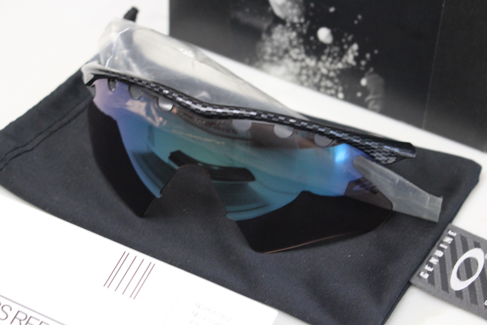 Rare Oakley M Frame Carbon Fiber Vented G30 Golf Iridium Lens image 8