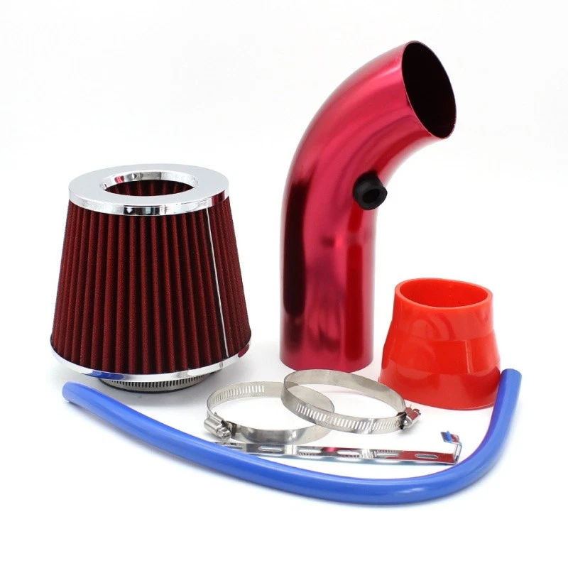Filtro de admisión de aire frío para automóvil de 3" tubo de inducción sistema de manguera de flujo de energía accesorios Foto 2 de 4