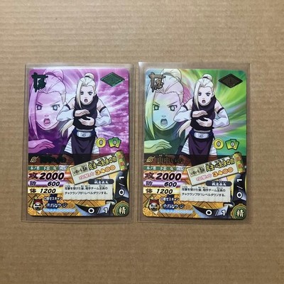 Naruto Data Carddass Ultimate Card Battle Ino Yamanaka Collectible Card, Unused