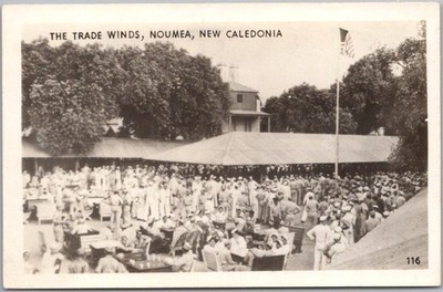 Noumea, NEW CALEDONIA South Pacific RPPC Real Photo Postcard ''THE TRADE WINDS''