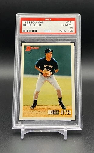 DEREK JETER - 1993 Bowman ROOKIE RC #511 Yankees - PSA 10 Gem Mint