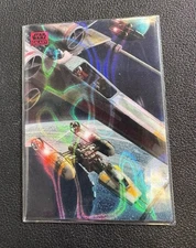 Topps Star Wars 2025 Galaxy Goin’ In Magenta Lava Refractor /250